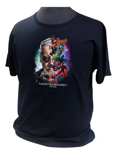 Remera De Pelicula Avengers Stan Lee Thanks