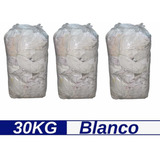 Trapos Limpieza Industrial - 30 Kg Blanco 70% Algodón 