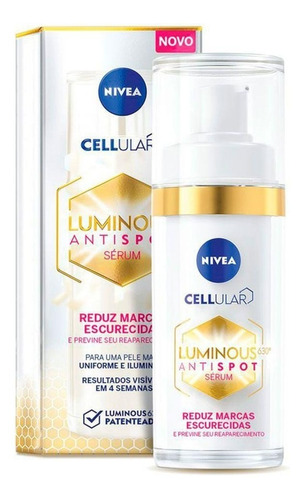 Sérum Clareador Facial Nivea Luminous 630 Trata E Previne