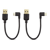 Cable Matters Combo-pack - Cable Usb De Angulo Recto Para...