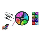 Fita Led Rgb 5050 Usb 5m Pc Tv Wifi Bluetooth Alexa Google 