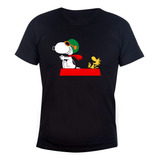 Remera Algodón Unisex Snoopy 