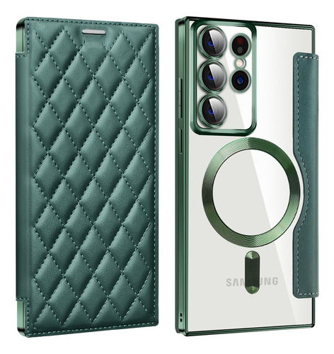 Funda Premium Elegante Agenda Magnet Para Samsung S22 Ultra