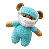 Osito Médico Amigurumi Teddy Bear Doctor Tejido A Mano