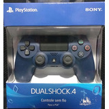 Controle Playstation 4 Dual Shock 4 Azul Noturno