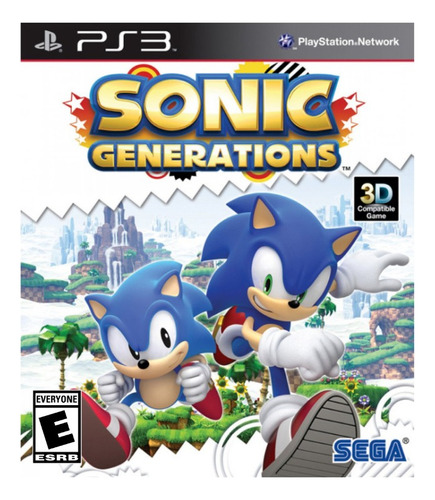 Sonic Generations  Standard Edition Sega Ps3 Físico