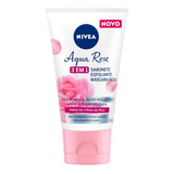 Sabonete Nivea Esfoliante Facial Aqua Rose 3 Em 1 Nivea