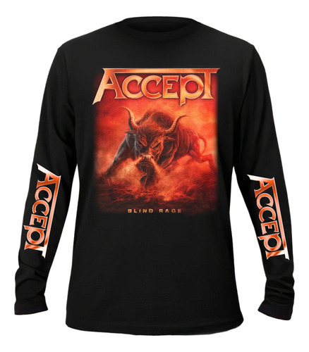 Playera, Accept, Rock, Metal, R5