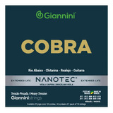 Encordoamento Viola Giannini Nanotec Cobra Níquel Pesada