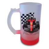 Chopp Vidrio Esmerilado Base Color Ferrari Formula 1