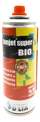 4 Tunjet Super Bio Limpia Contactos Lubricante 145g