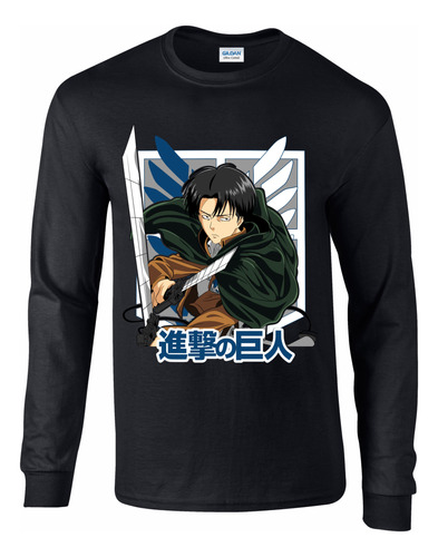 Playera  Levi Ackerman, 100% Algodón Ml