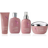 Kit Alfaparf Milano Semi Di Lino Moisture - Máscara 200 Ml 