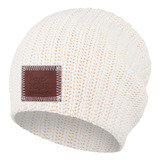 Love Your Melon Beanie Para Hombres Y Mujeres, Blanco Motead