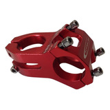 Potencia Espiga Bicicleta Aluminio 31.8 X 28.6 X 50mm Livian Color Rojo