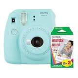 Camara Instantanea Fujifilm Instax Mini 9 (azul Hielo) Con M