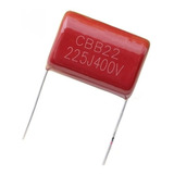 Capacitor Cbb 2,2 Uf/400v Pack 5 Unidades