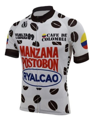 Jersey Retro Ciclismo Hombre Manga Corta