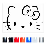 Calcomania Hello Kitty Carita Stiker (2 Piezas)