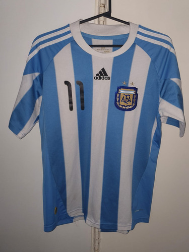 Camiseta Seleccion Argentina adidas 2010 Titular #11 Tevez