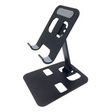 Soporte Base Para Celular Tablet Escritorio Ajustable Negro