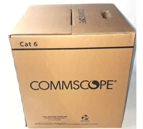 Cabo Rede Lan Utp Cat6 Caixa 305 Mt Commscope Systimax Cinza