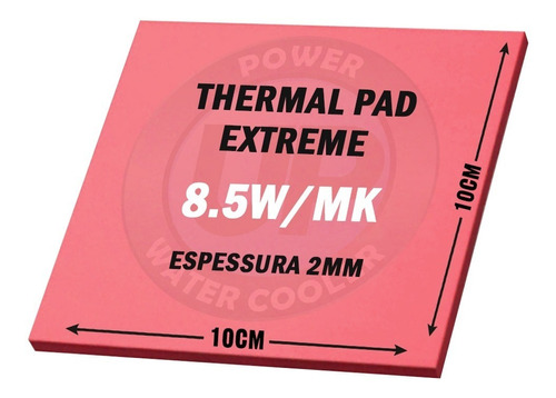Thermal Pad Térmico 2mm Original - Alto Desempenho 8.5w/mk