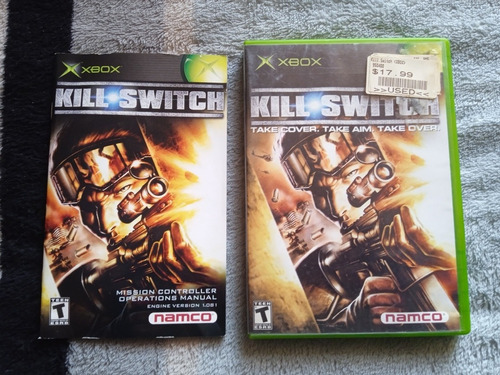 Kill Switch Juego Para Xbox Clasico Original Manual Y Caja