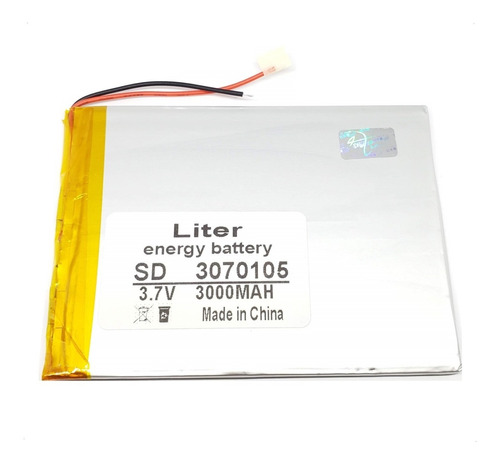 Bateria Lipo 3070105 3000mah 3.7v 105x70x03mm