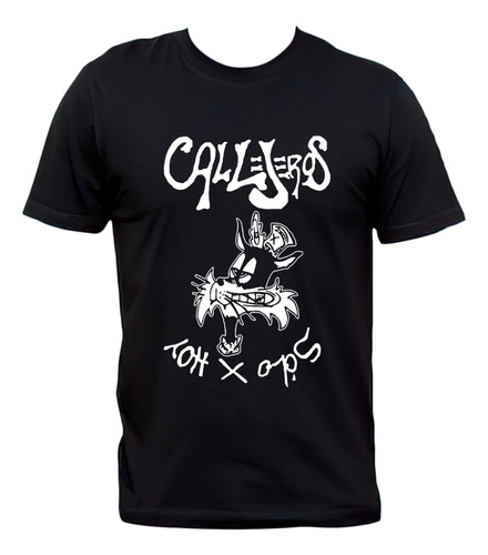 Remera Callejeros Solo X Hoy Rock Nacional 100% Algodón