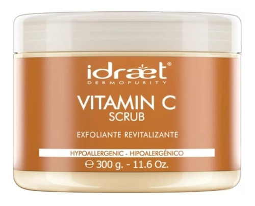 Idraet Vitamin C Scrub - Crema Gel Exfoliante Revitalizante 