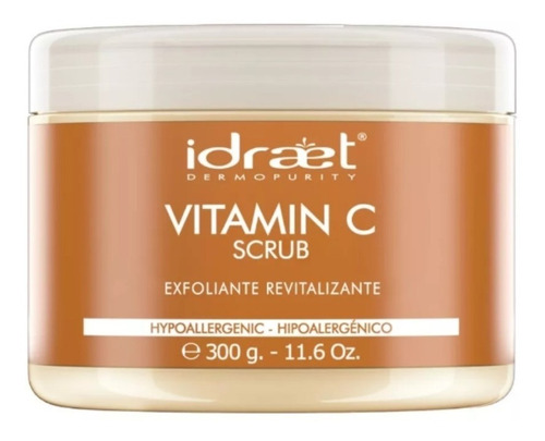 Idraet Vitamin C Scrub - Crema Gel Exfoliante Revitalizante