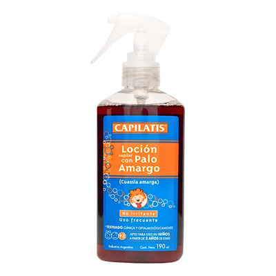 Capilatis Locion Capilar Piojos Con Palo Amargo 190ml | MercadoLibre