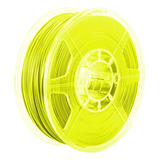 Filamento Impressoras 3d Pla 500g 1,75mm Amarelo Marca Texto