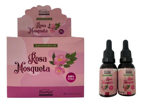 Kit Oleo Rosa Mosqueta Puro Atacado Caixa Box Original 100%