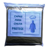 1 Kit Com 100 Capa De Chuva Descartável Adulto