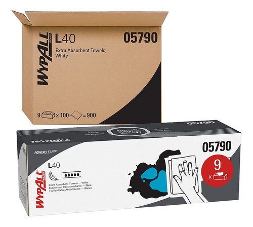 Wypall Power Clean L40 Toallas Extra Absorbentes 05790,...