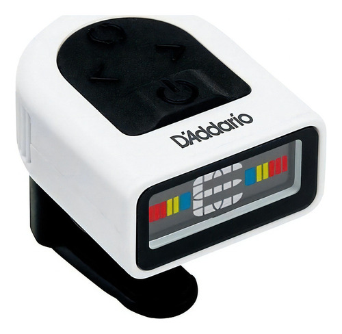 Afinador De Guitarra Daddario White Micro Tuner Clip Pwct12w