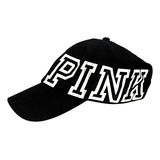 Gorra Pink Negra Regulable Victoria`s Secret