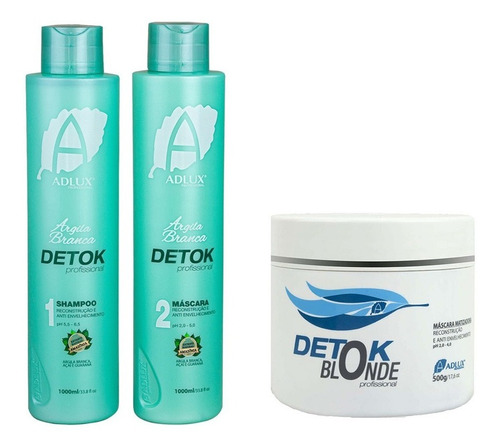 Kit Detok Forever Gold Progress + Blond Selafix Liss Amazon