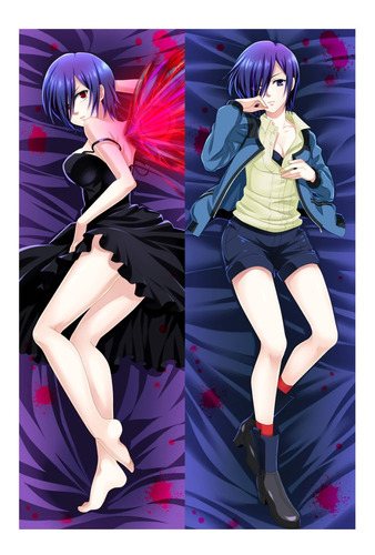 Dakimakura Tokyo Ghoul 2 Lados + Relleno 65x190