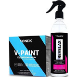 Vitrificador Pintura Automotiva V Paint 20ml + Revelax Vonix