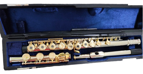 Flauta Yamaha 481 Chaves Dourada 