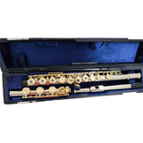 Flauta Yamaha 481 Chaves Dourada 
