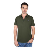 Playera Polo Hombre Medio Cierre Roosevelt A196