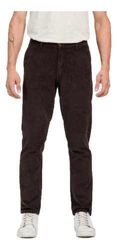 Pantalón Chino Corderoy Slim Fit Moda Hombre Mistral 55030