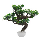 Árbol Bonsái Artificial 25 Cm Decoración Hogar Y Oficina.