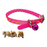 Collar De Silicona Para Perros Y Cachorros 28cm Rosado