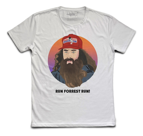 Remera B Forrest Gump Run Forrest Run . Tienda Outsider