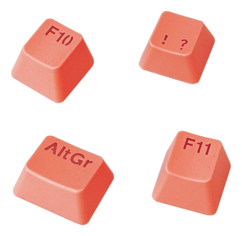 Kit 108 Teclas Keycaps Nisuta Nskbgz108 Naranja Sw Cherry *